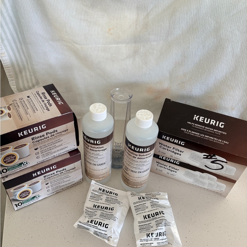 Keurig Rinse Pods-Descaling- Filters